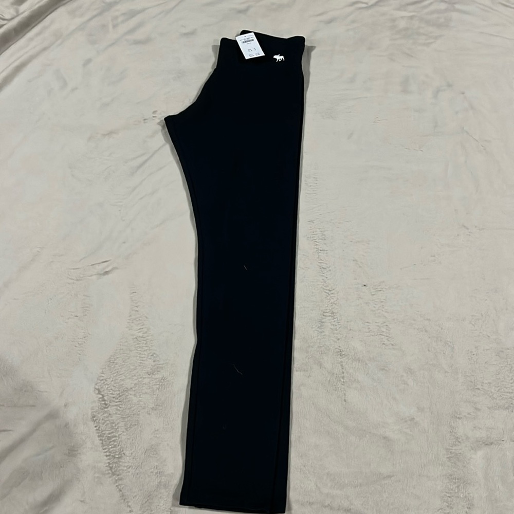 Abercrombie and Fitch Girls size 13/14 black leggings